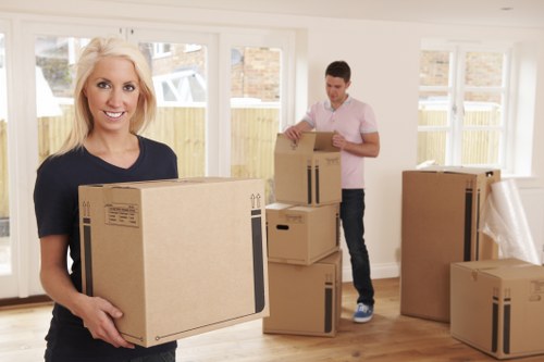 Organized furniture storage unit in Barnes