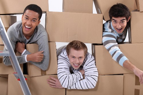 Packing and organizing belongings for a small move in Barnes