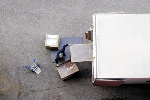 Professional packing services in Barnes preparing household items for a move