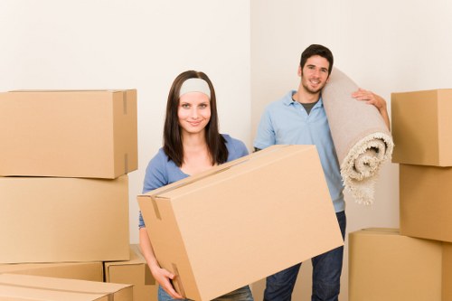 Professional office removals Barnes team handling office furniture
